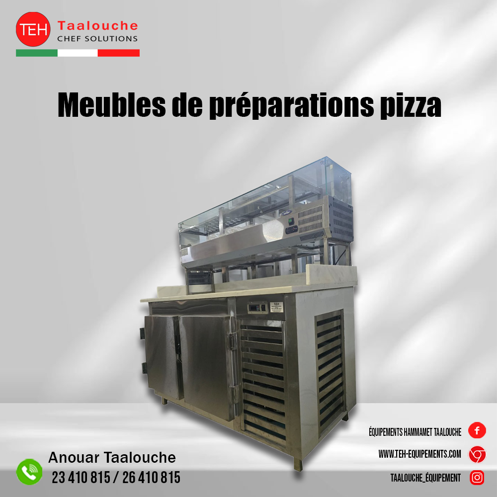 Meubles de préparations pizza